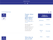 Tablet Screenshot of krachttraining.net